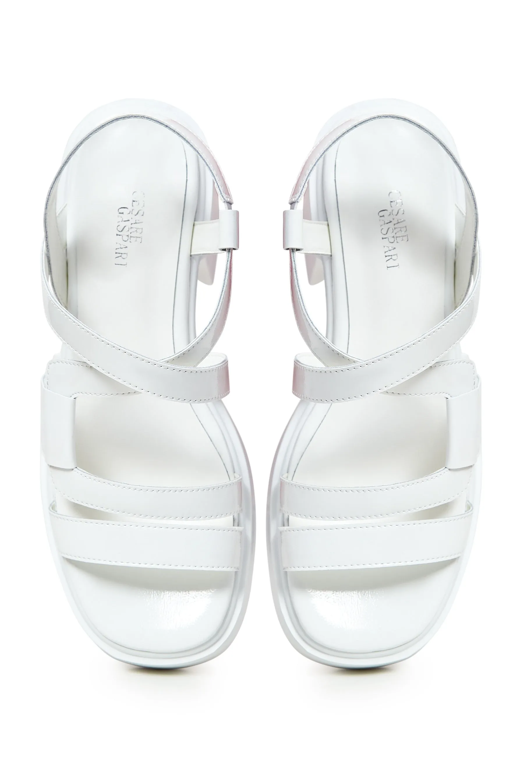 Block Heels Sandals Amira- White