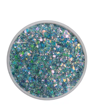 Blue frost chunky glitter mix