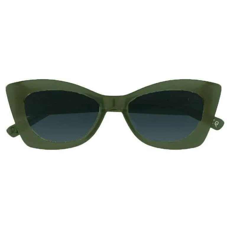 Botaniq Chunky Butterfly Sunglasses - Green