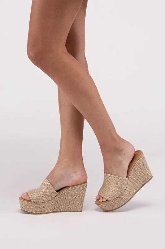 BOUNTY Wedge Platform Heels