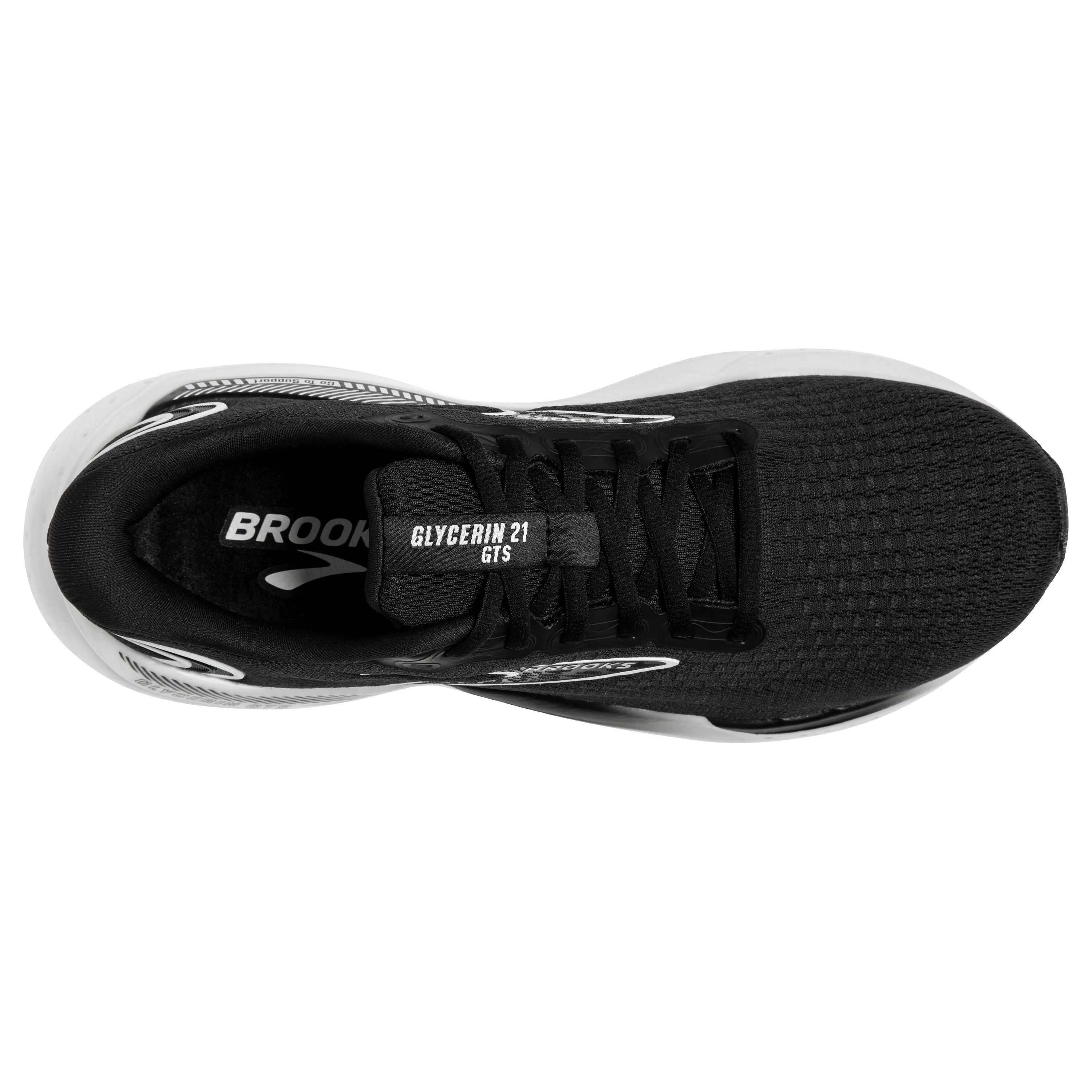 Brooks | Glycerin GTS 21 | Men's | Black/Grey/White