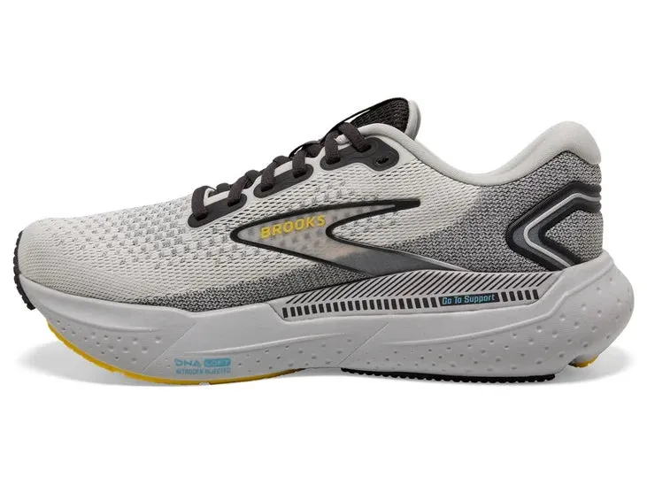 Brooks | Glycerin GTS 21 | Men's | Coconut/Forged Iron/Yellow