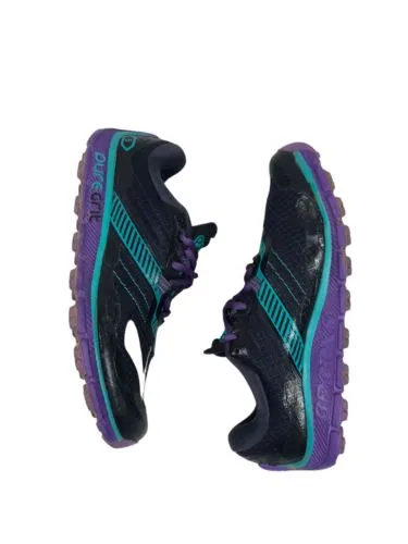 Brooks Puregrit 5 Navy Blue Purple Running Shoes Women's (Size: 8) 1202301B474