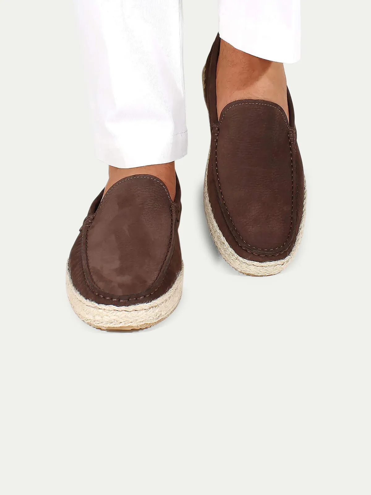 Brown Nubuck Seaside Loafer