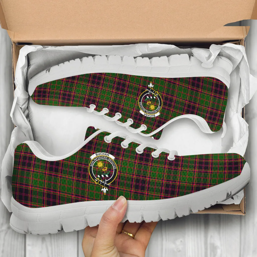 Buchan Tartan Sneakers with Family Crest