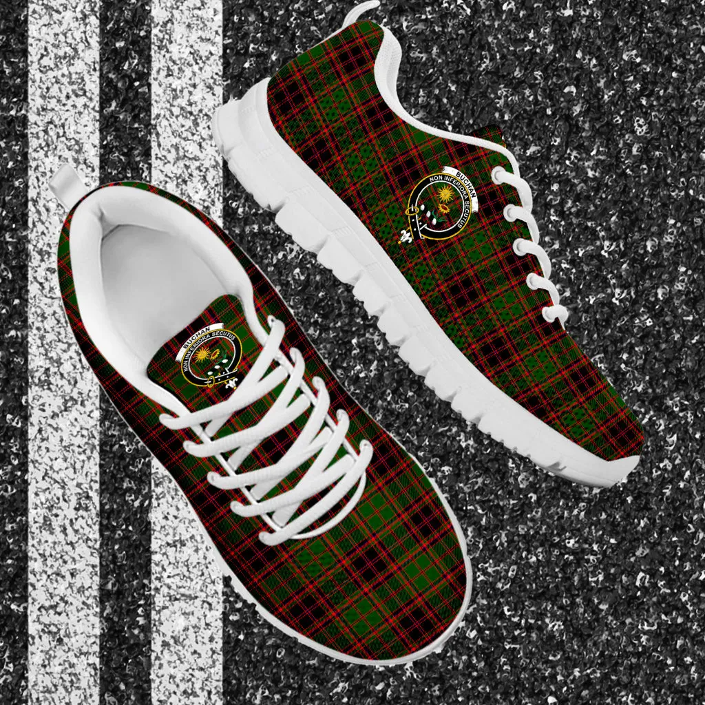 Buchan Tartan Sneakers with Family Crest