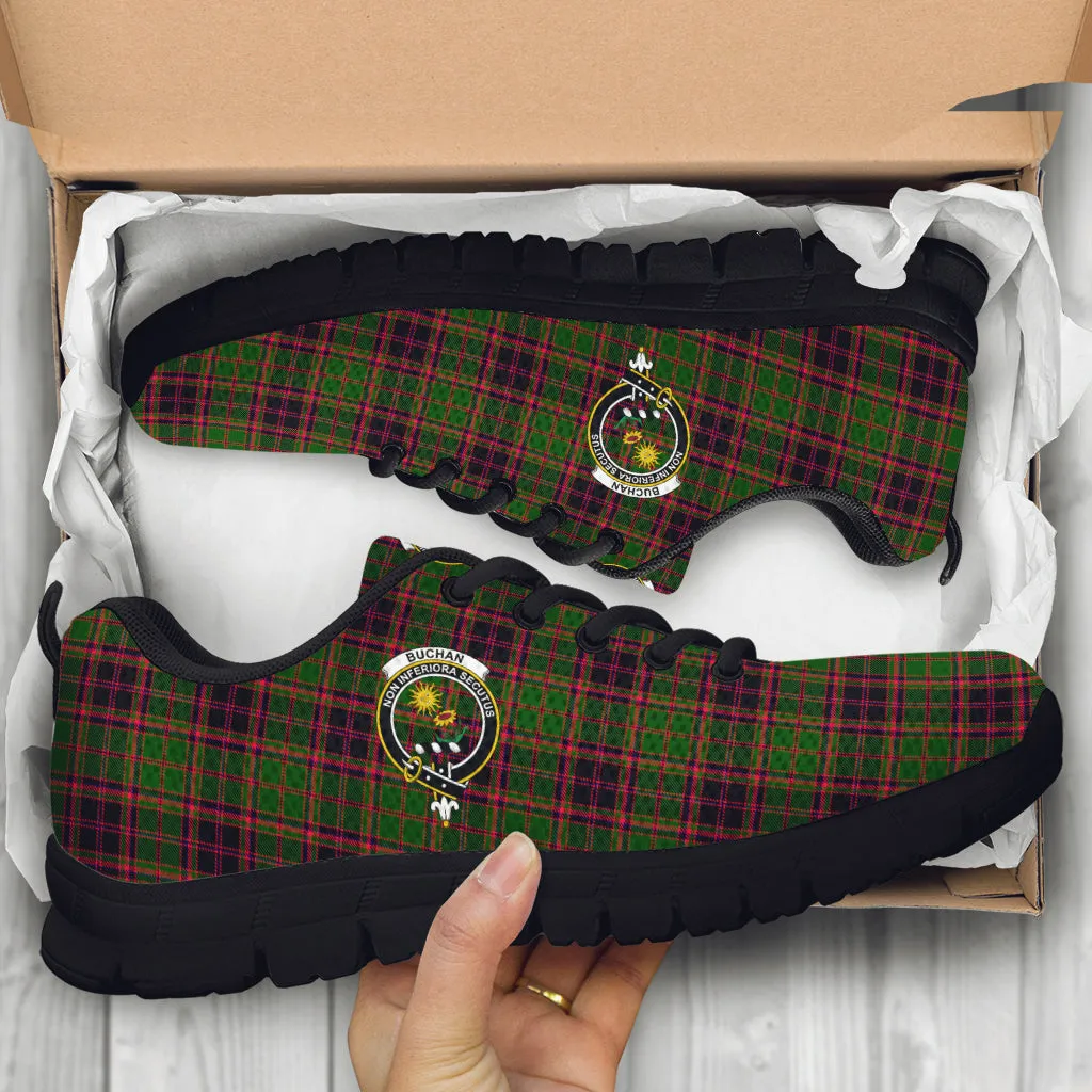 Buchan Tartan Sneakers with Family Crest