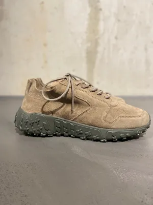 BUTTERO VINCI X SNEAKER SUEDE TAUPE