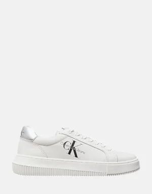 Calvin Klein Chunky Cupsole Laceup White Sneakers