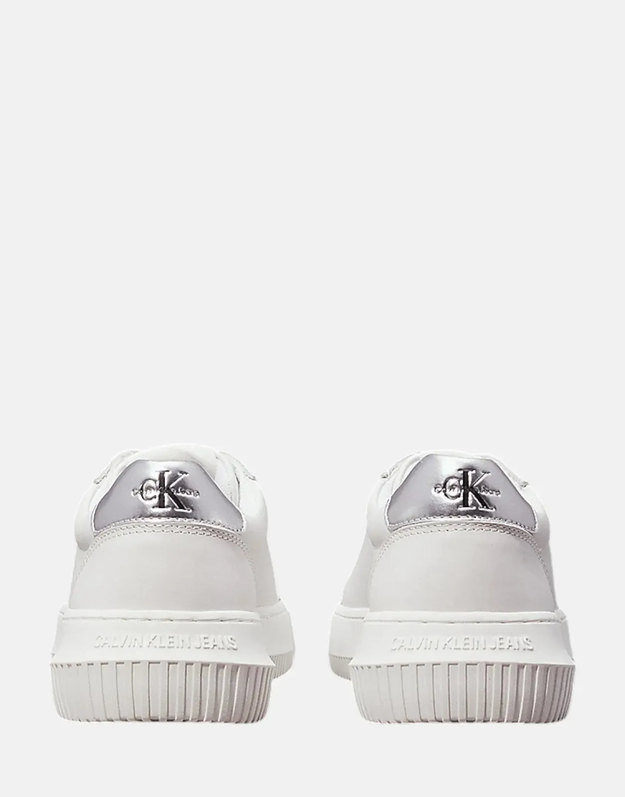 Calvin Klein Chunky Cupsole Laceup White Sneakers