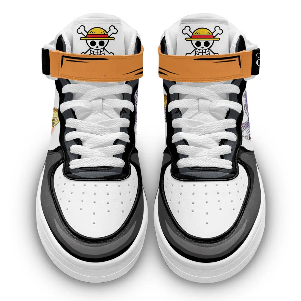 Carrot Sneakers Air Mid Custom OP Anime Shoes