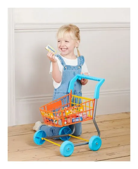 Casdon Toy Shopping Trolley and Groceries