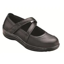 Celina women's Manhattan Mary Jane - Diabetic Shoes - Black