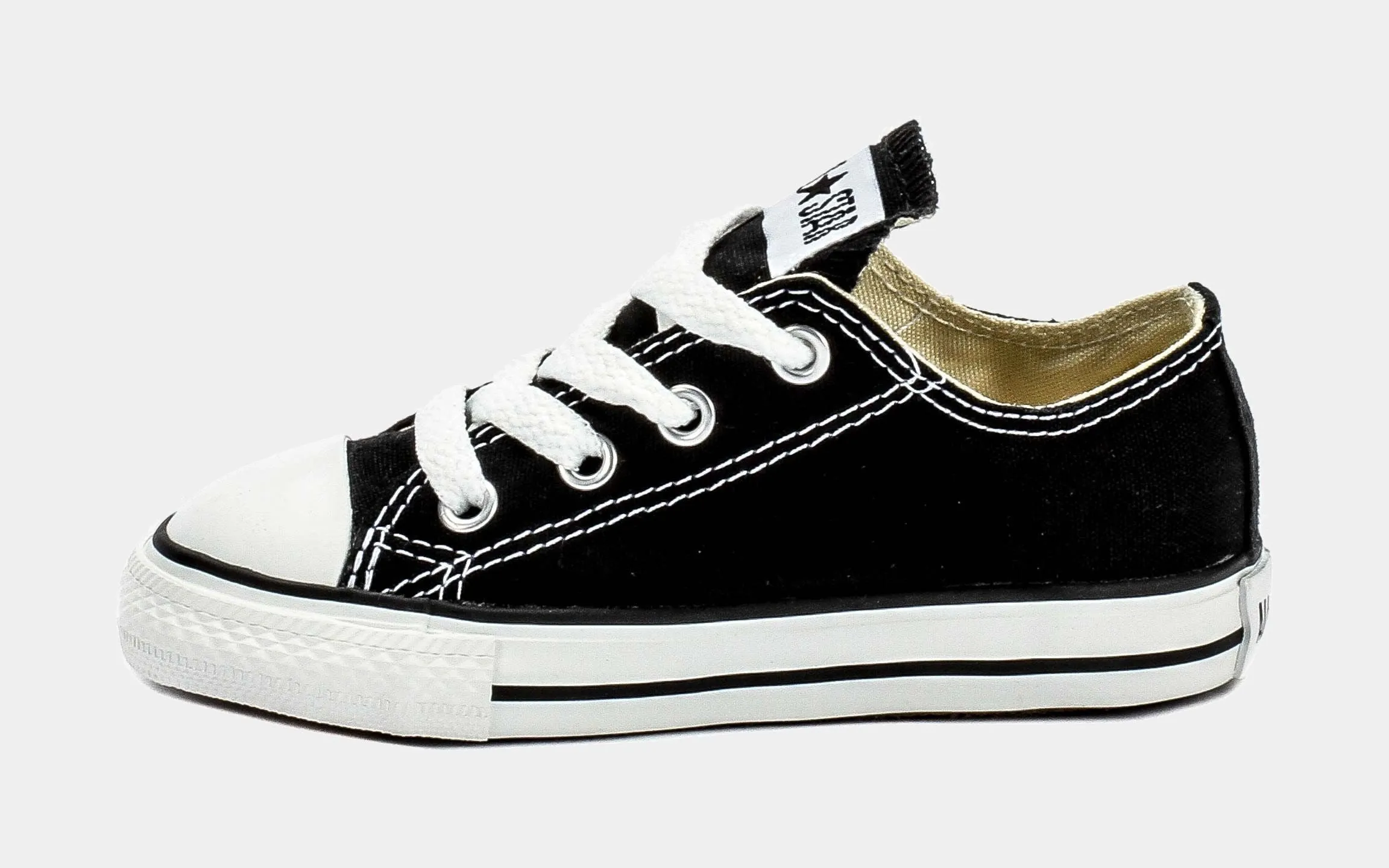 Chuck Taylor All Star Low Infant Toddler Lifestyle Shoes (Black/White)