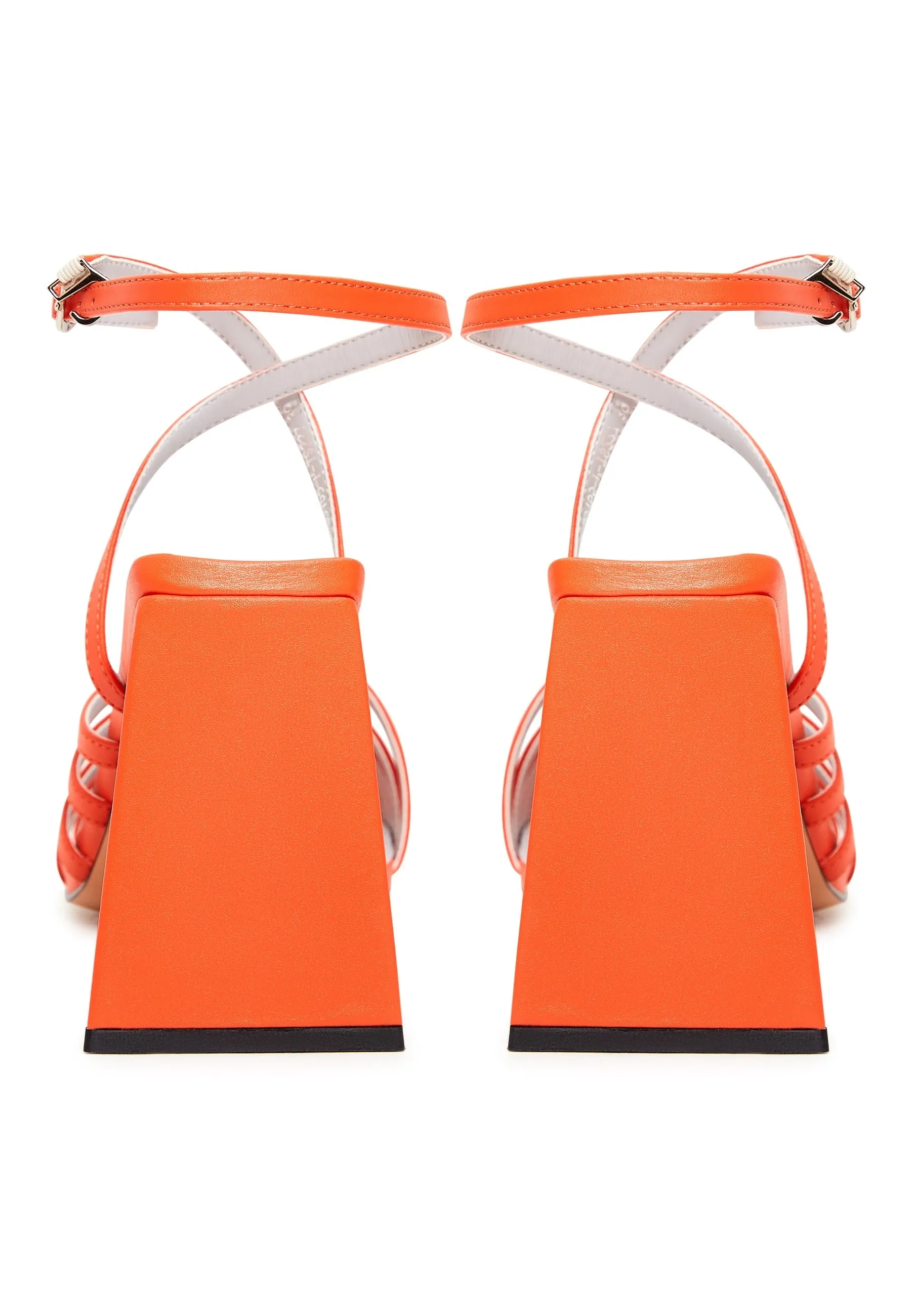 Chunky Comfort Sandals - Orange