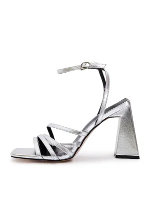 Chunky Comfort Sandals - Silver