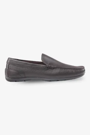 Classic Loafer Shoes - Brown