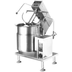 Cleveland MKET-20-T 20 Gallon Tilting 2/3 Steam Jacketed Electric Mixer Kettle 208/240V