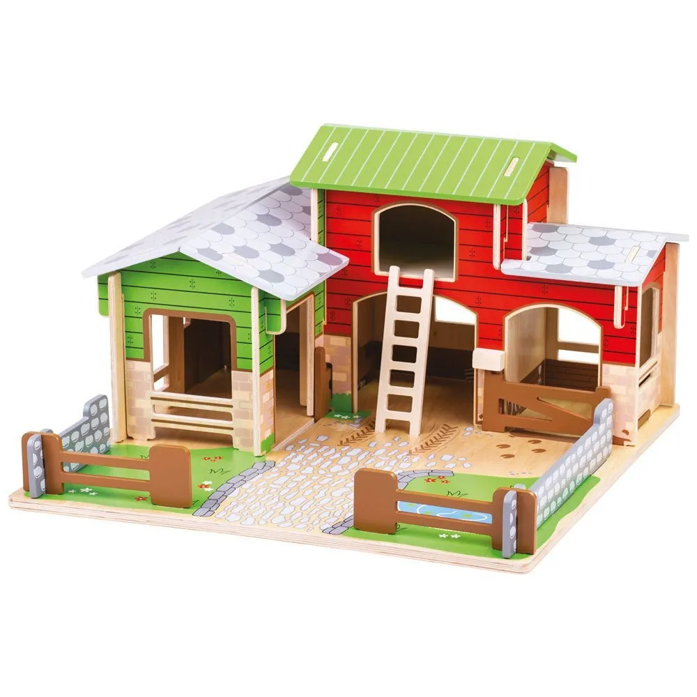 Cobblestone Farm Toy Playset