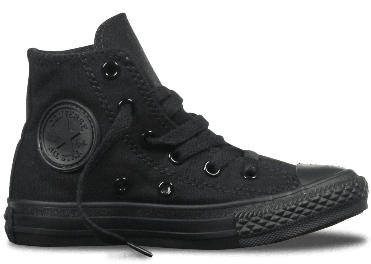 CONVERSE KIDS ALL STAR HIGH TOP TRIPLE BLACK SHOE