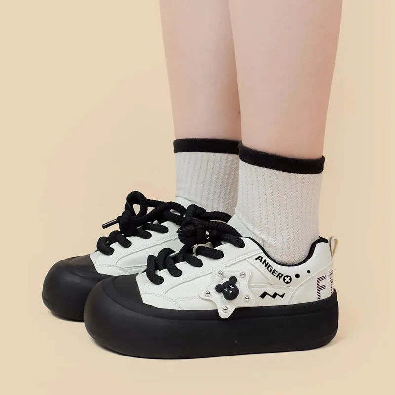 Creepy Cute Bear Sneakers