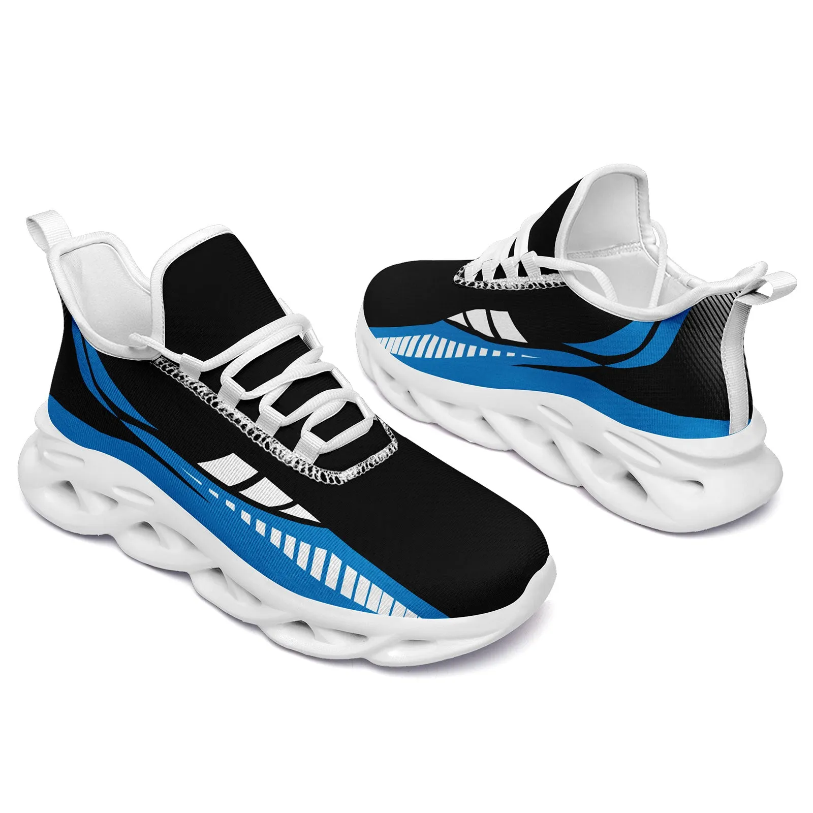 Custom Black Blue Carolina Maxsoul Shoes Personalized Sneaker FN003-D020325-5