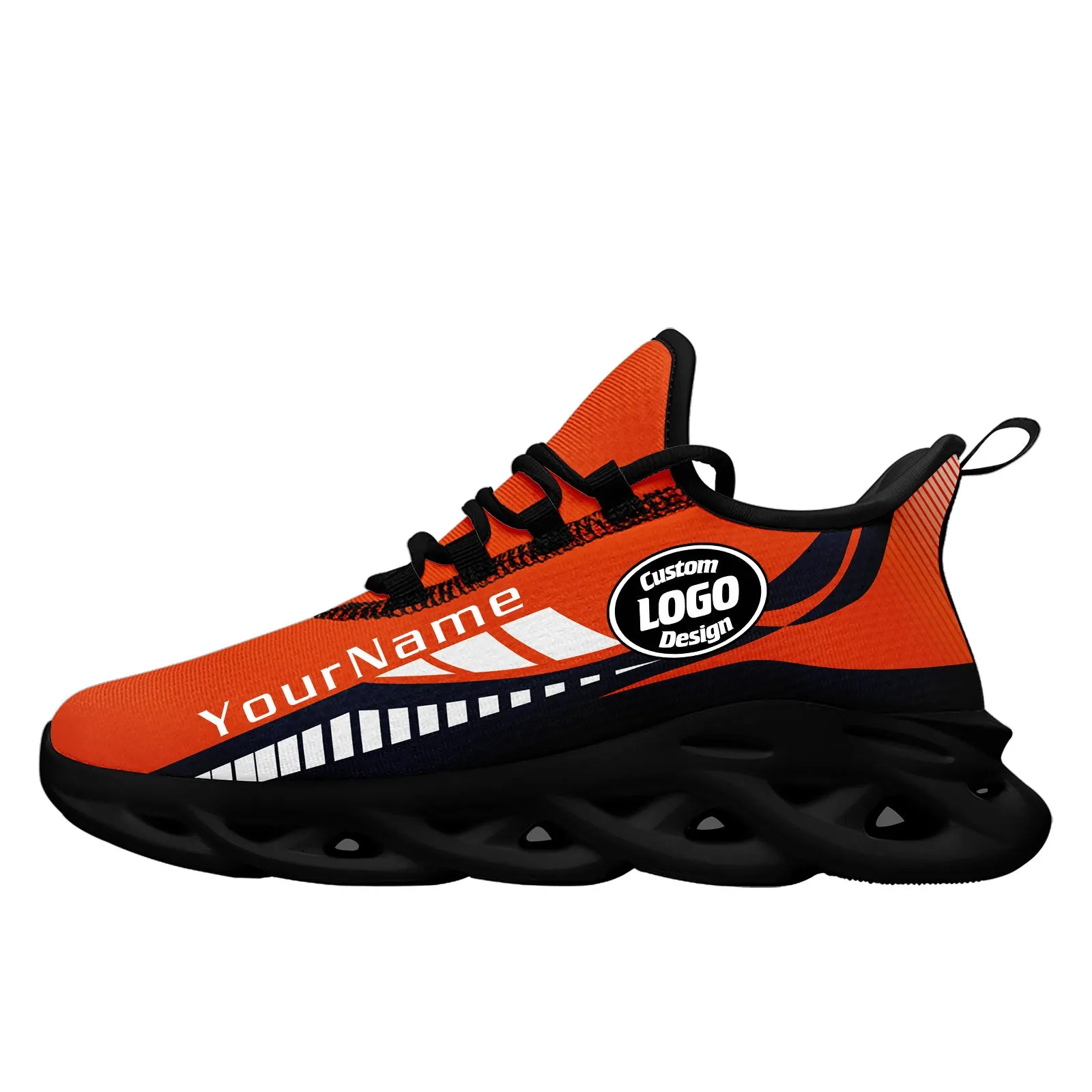 Custom Orange Blue Chicago Maxsoul Shoes Personalized Sneaker FN003-D020325-7