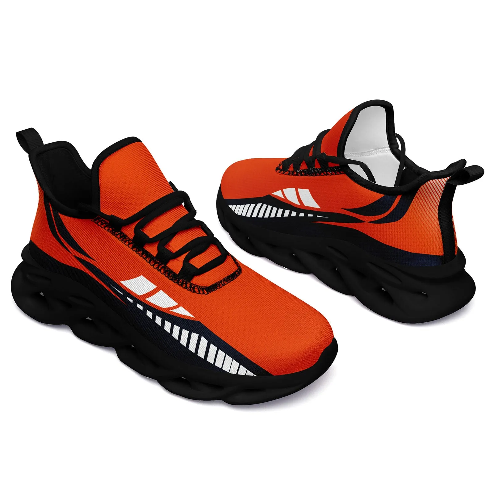 Custom Orange Blue Chicago Maxsoul Shoes Personalized Sneaker FN003-D020325-7