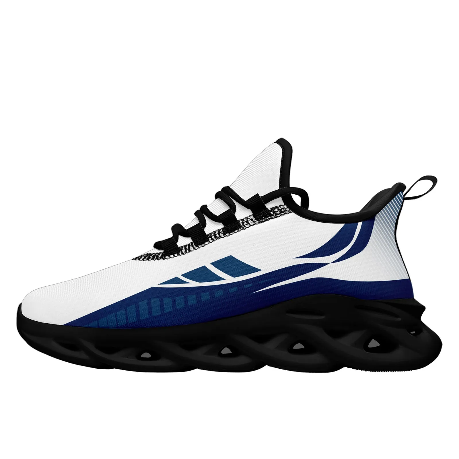 Custom White Blue Indianapolis Maxsoul Shoes Personalized Sneaker FN003-D020325-14