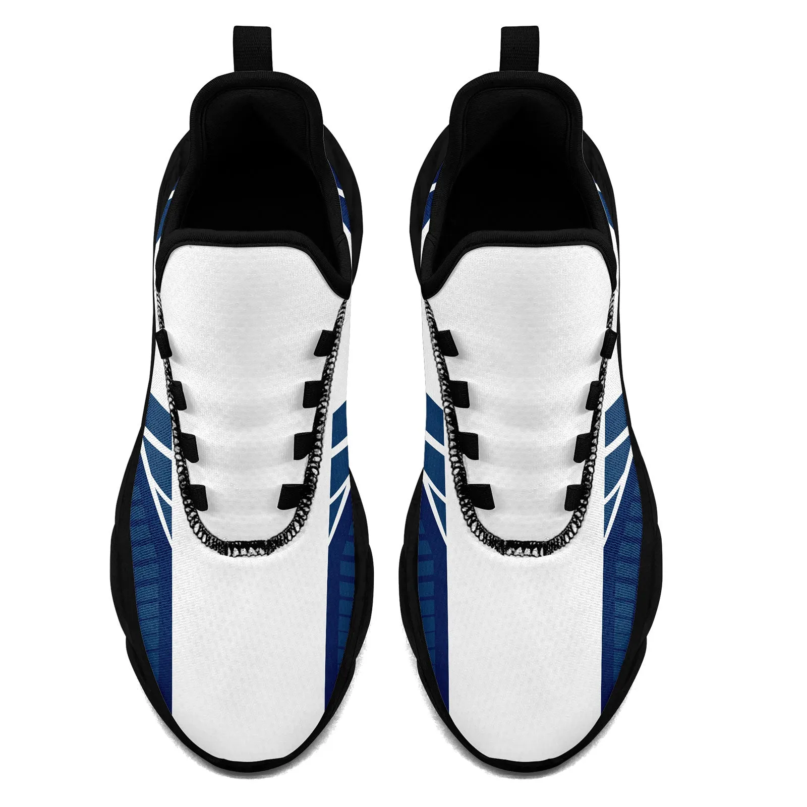 Custom White Blue Indianapolis Maxsoul Shoes Personalized Sneaker FN003-D020325-14