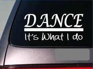 Dance sticker decal *E365* dance shoes dancer ballet tap crunk robot