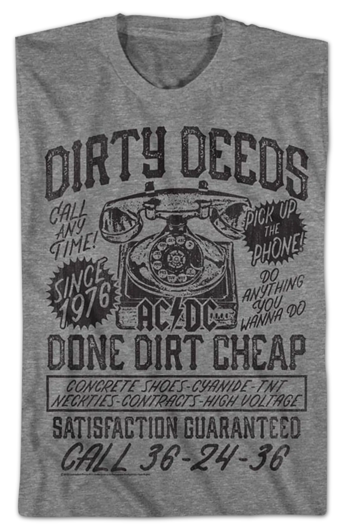 Dirty Deeds ACDC T-Shirt