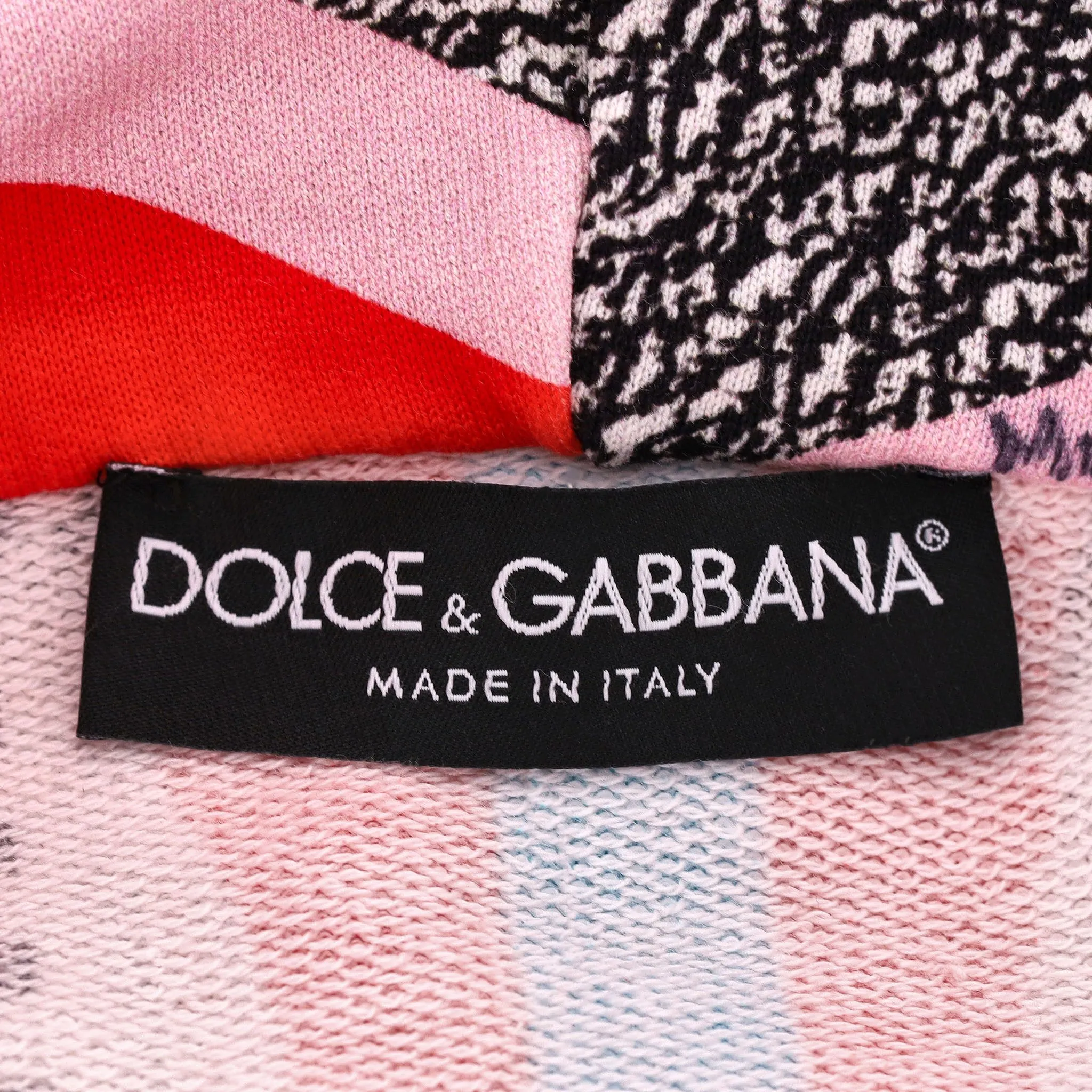 Dolce & Gabbana Sneakers Print Cotton Sweatshirt. Size 50IT