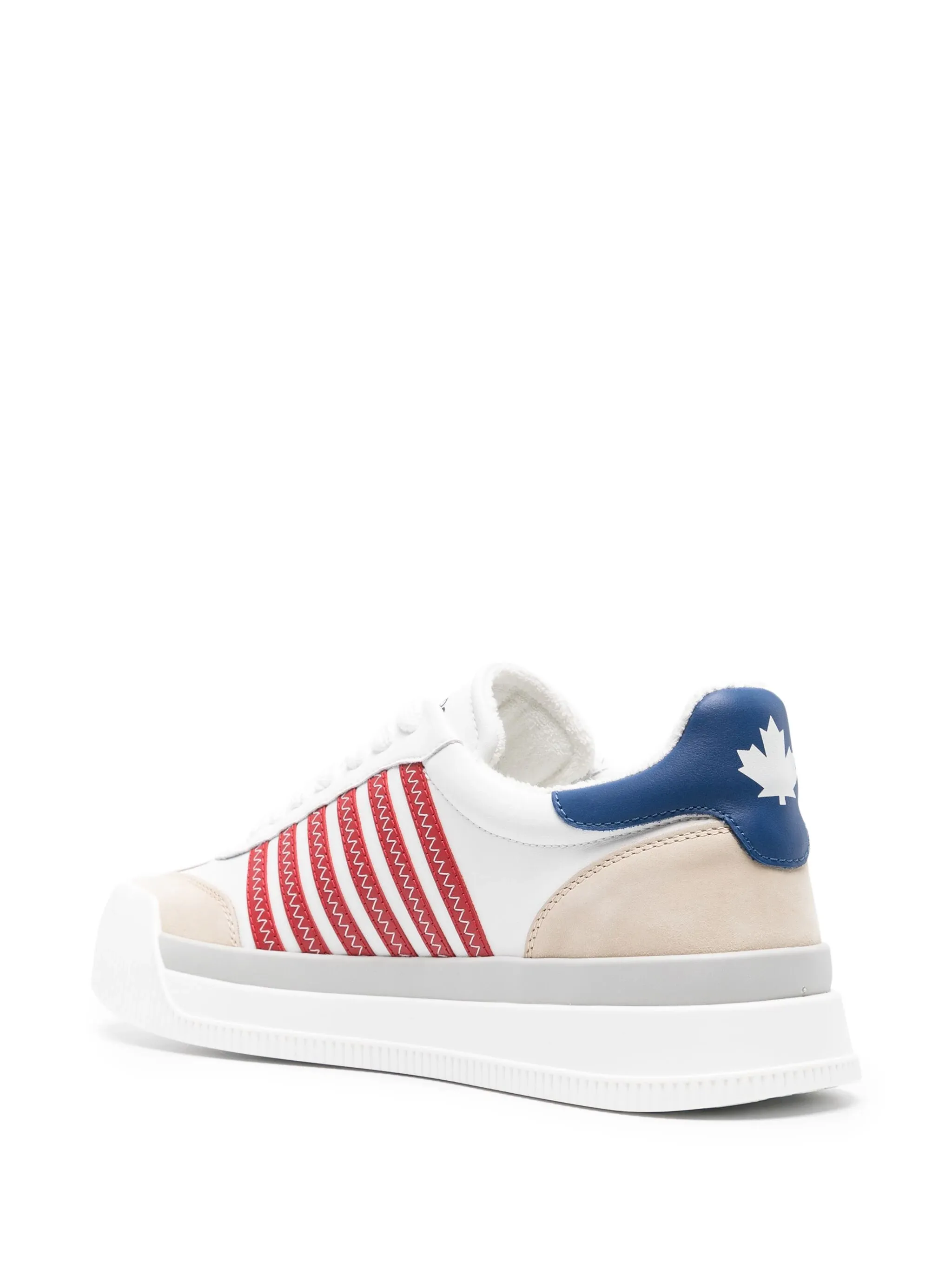 DSQUARED2 NEW JERSEY LEATHER SNEAKERS