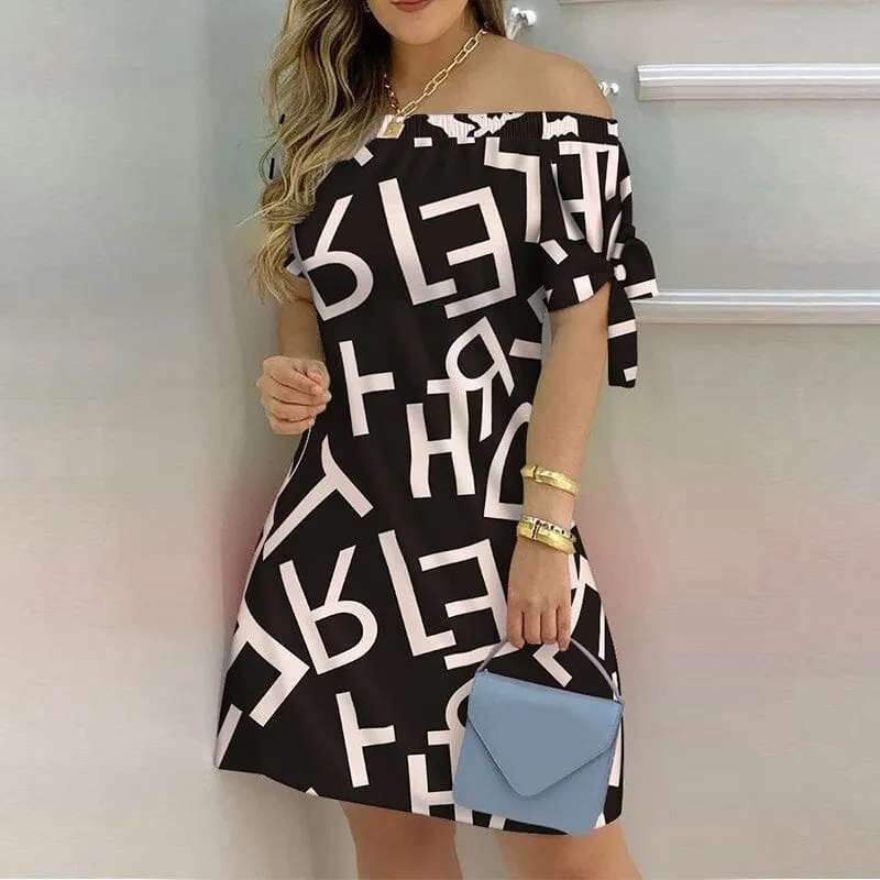 Fashion Sexy Print Dress