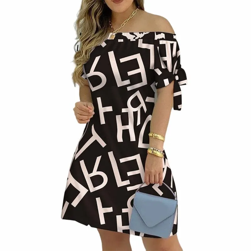 Fashion Sexy Print Dress