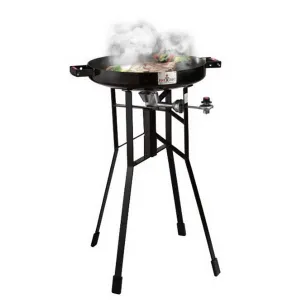 FIREDISC TCGFD22HRB 36 in Deep Portable Cooker, Propane, 1 -Burner, 380 sq-in Primary Cooking Surface, Carbon Steel Body