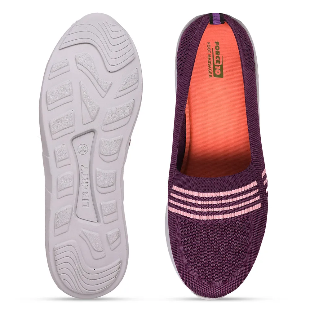 Force 10 By Liberty Pink Slip On Casual Shoes For Women (AVILA-29)