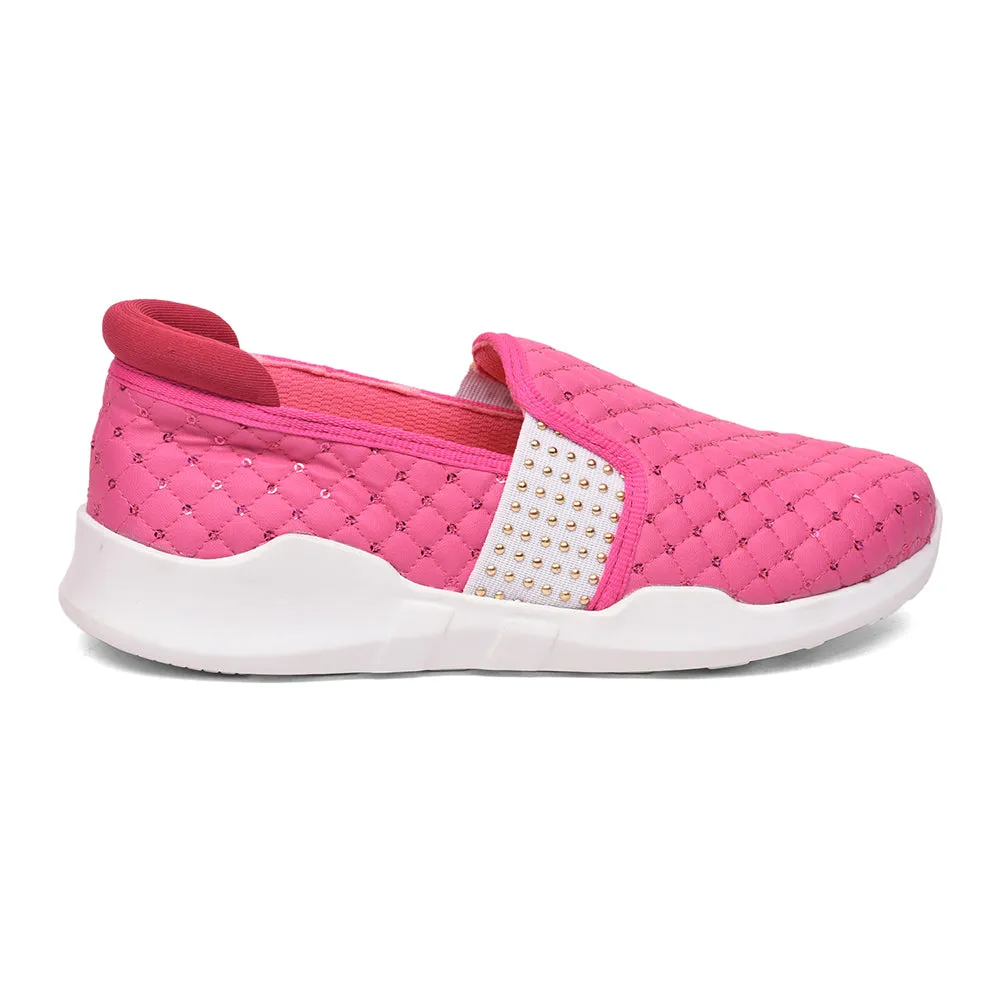 Force 10 By Liberty Pink Slip On Casual Shoes For Women (AVILA-32)