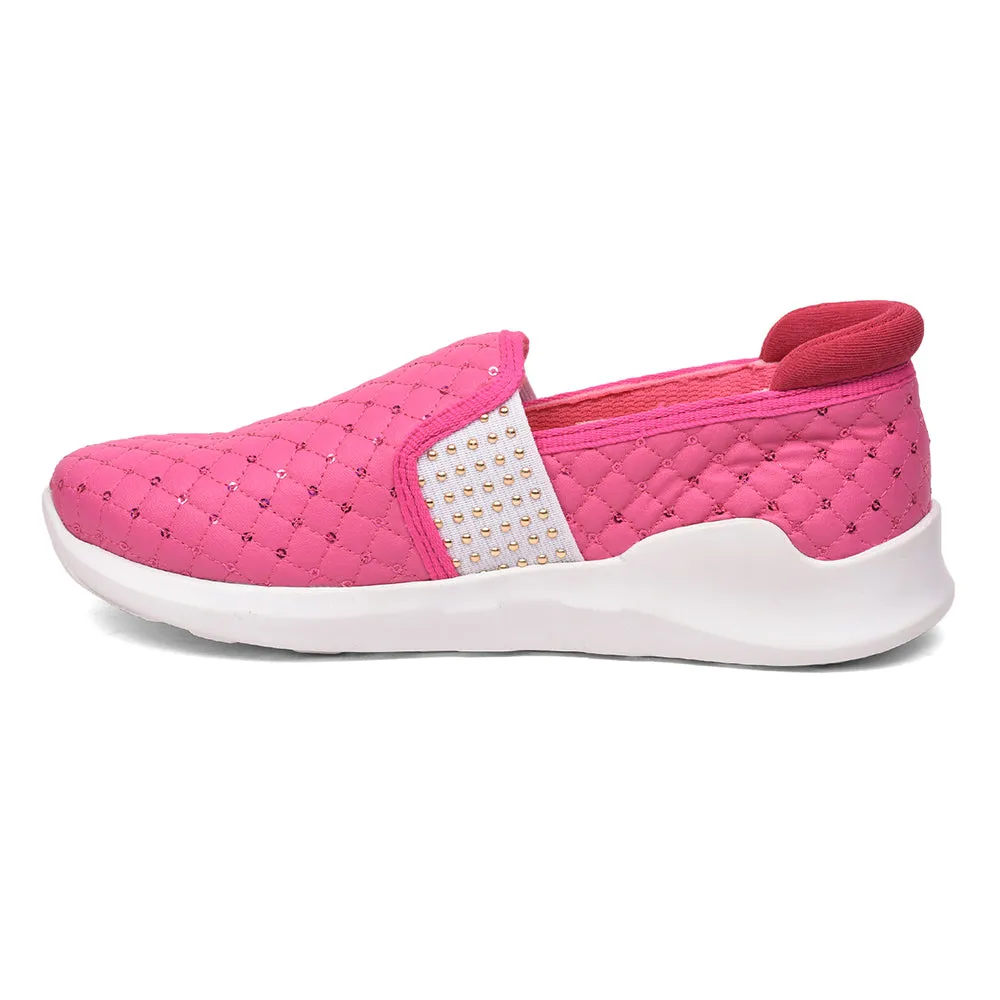 Force 10 By Liberty Pink Slip On Casual Shoes For Women (AVILA-32)