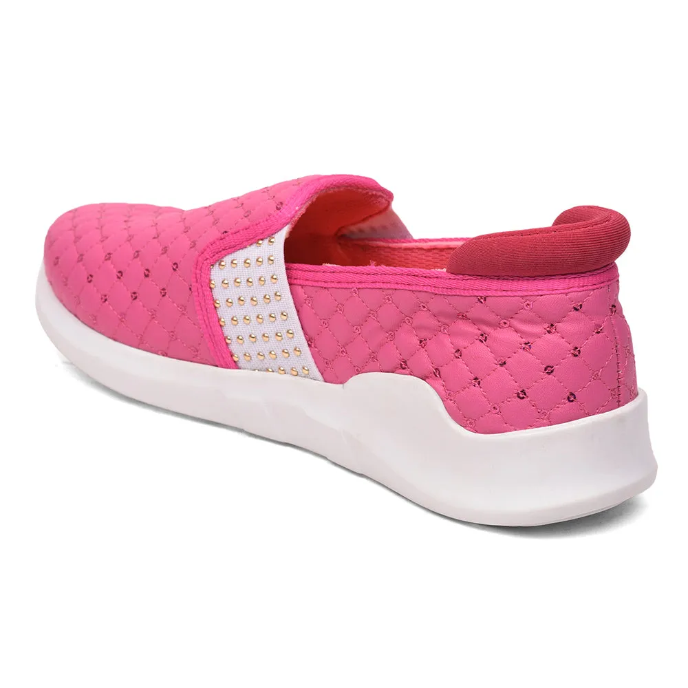 Force 10 By Liberty Pink Slip On Casual Shoes For Women (AVILA-32)