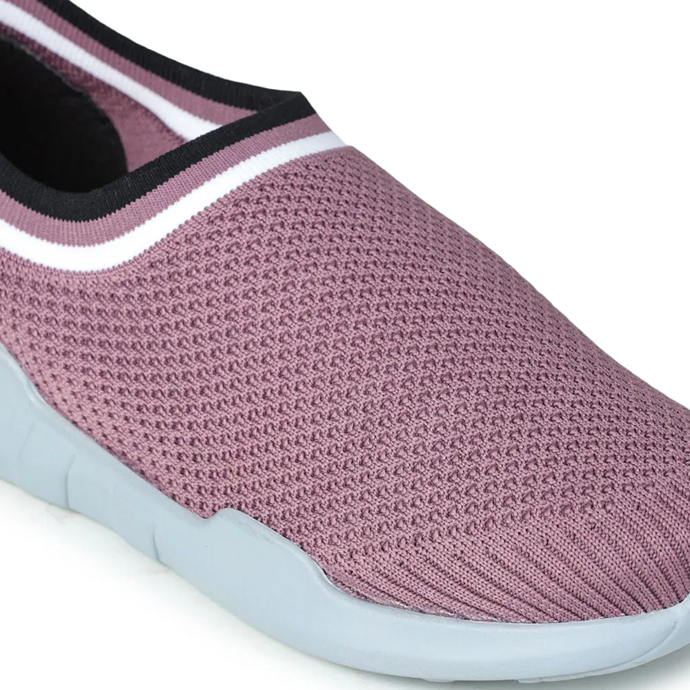 Force 10 Non Lacing Pink Casual Slip On Shoes For Women AVILA-12 By Liberty