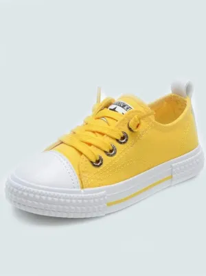 Girls Non-Slip Canvas Sneakers By Liv and Mia