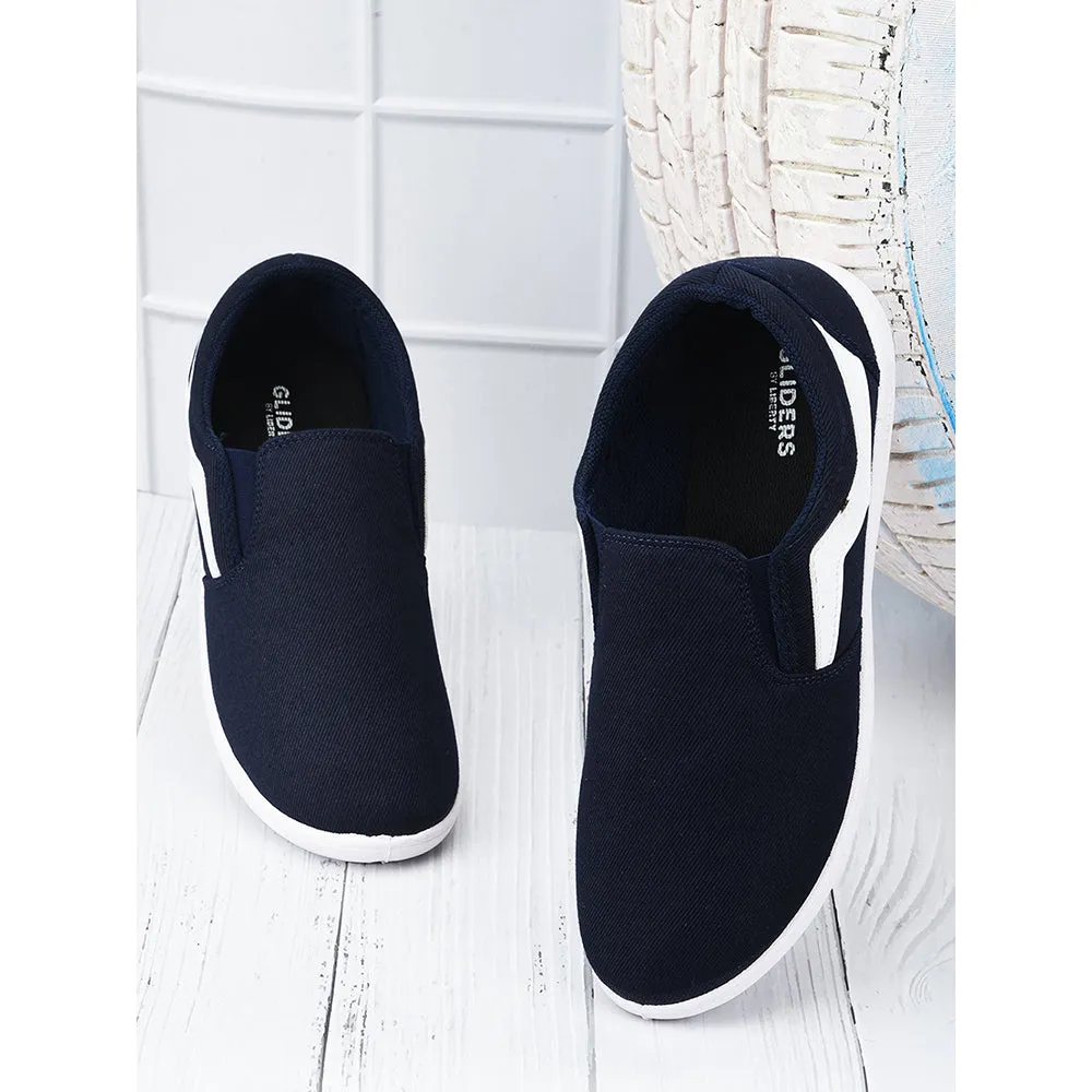 Gliders (N.Blue) Casual Slip on Shoes For Men MAKAYO-1E By Liberty