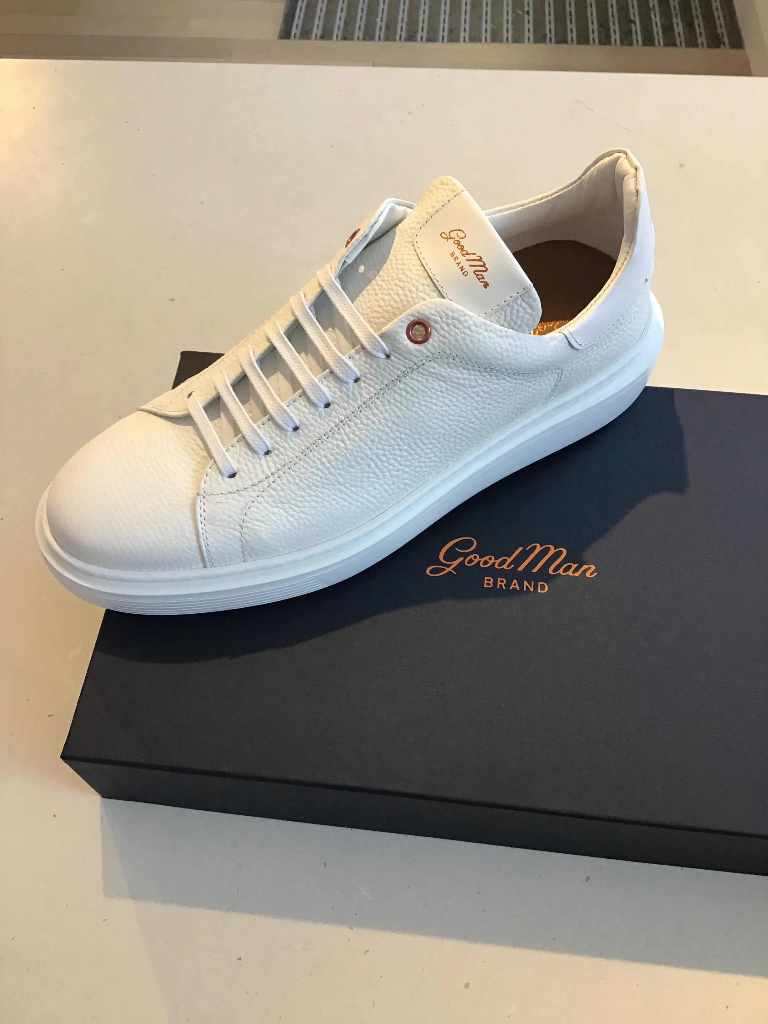 GOOD MAN BRAND Legend Pebble White shoe