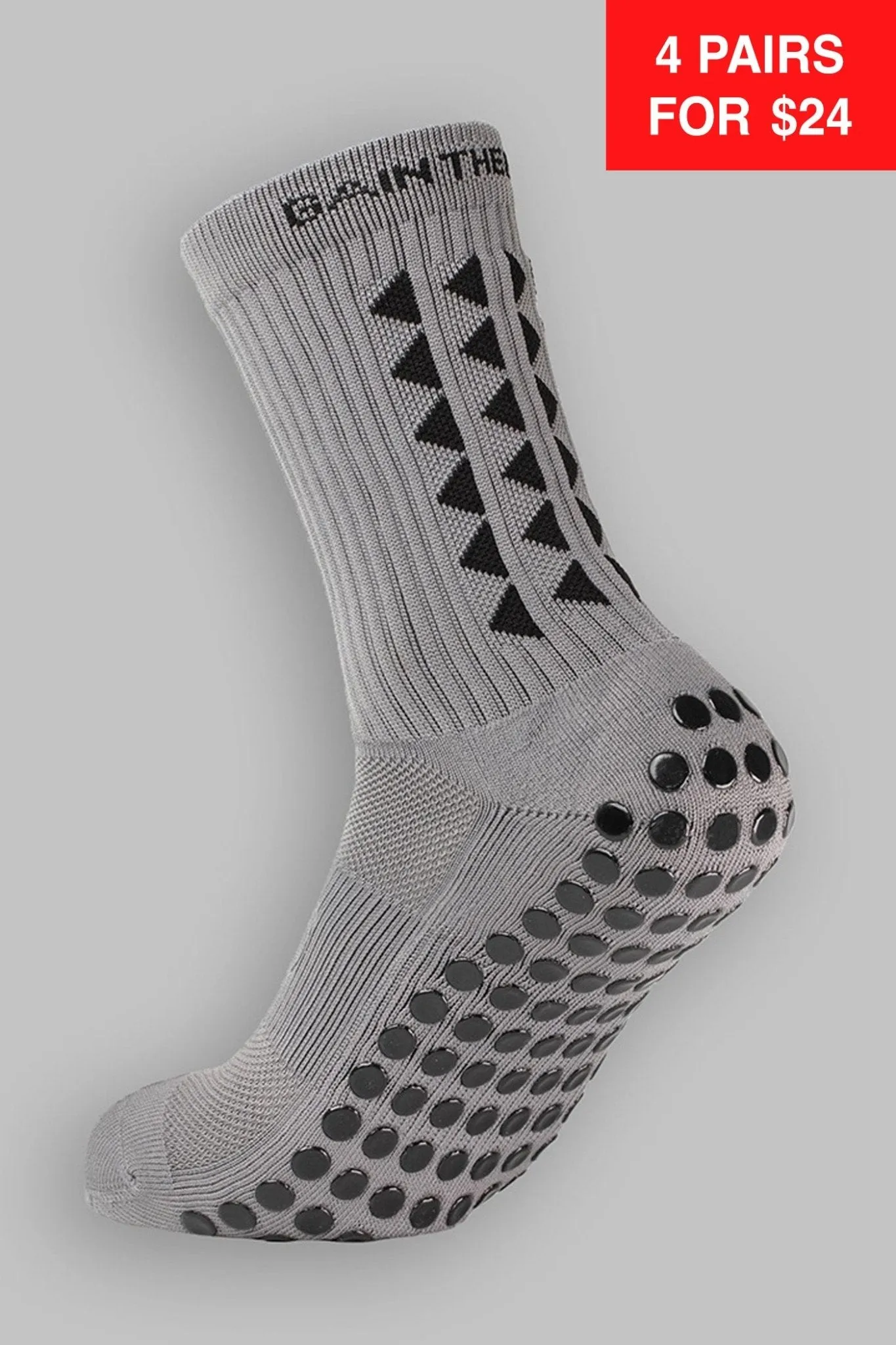 GRIP SOCKS 2.0  MidCalf Length - Grey