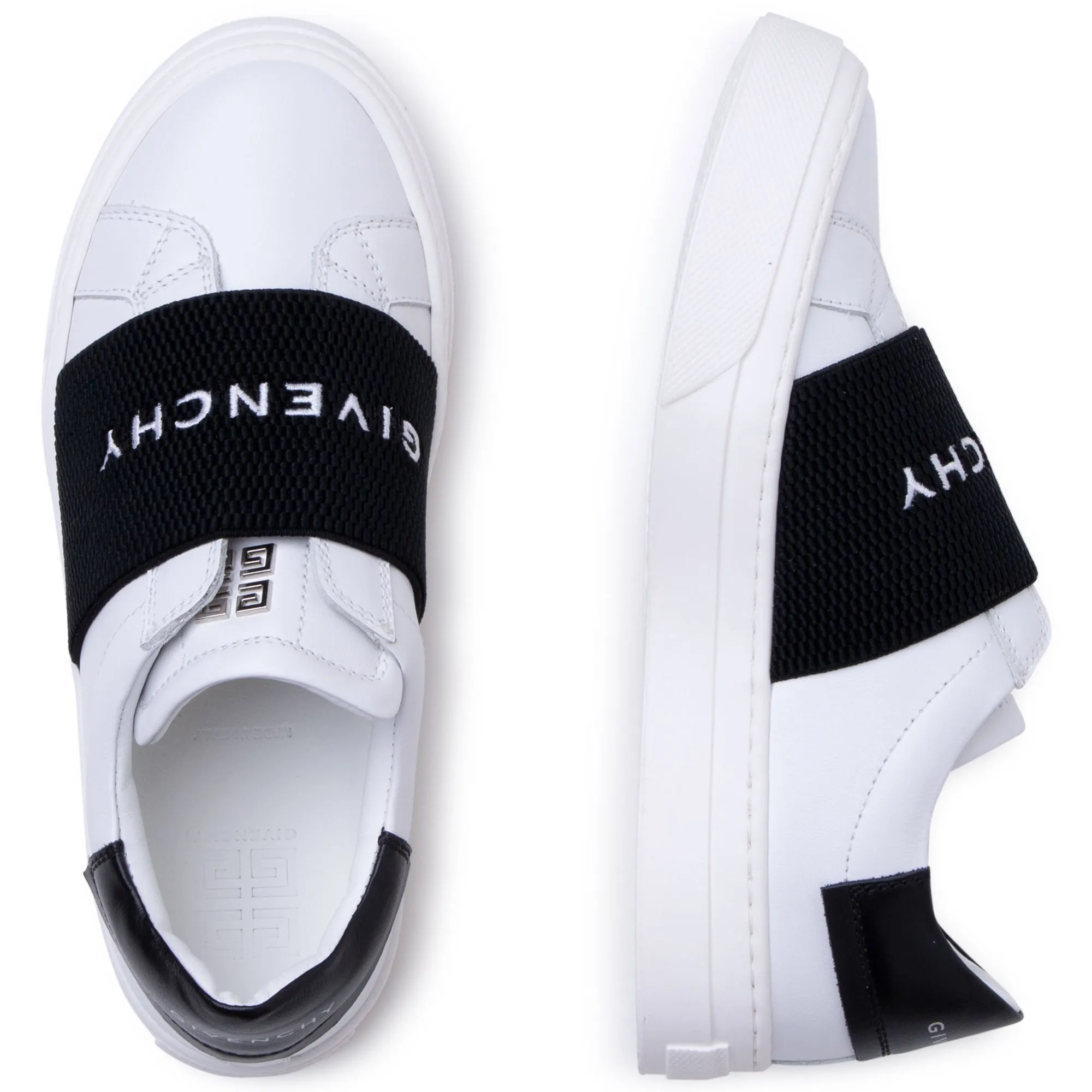 GV White Logo Sneakers