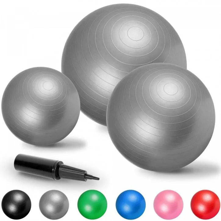 Gym Ball Fitness Ball 65cm - Grey