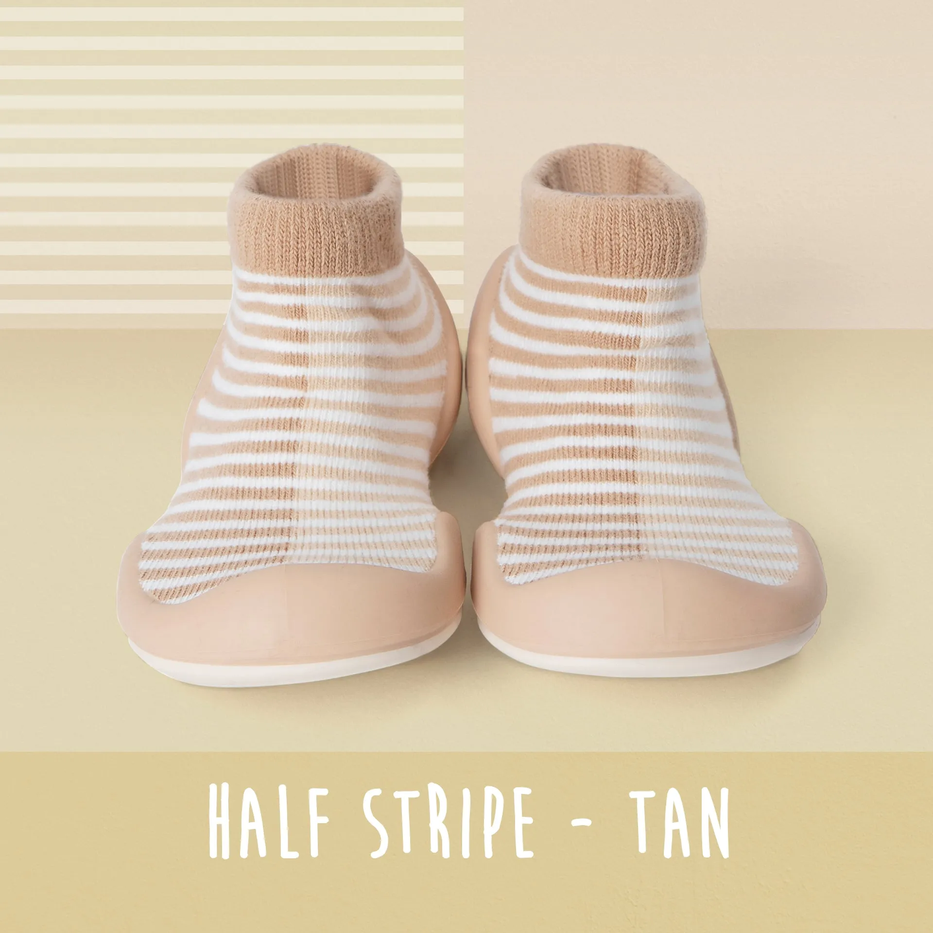 Half Stripe - Tan