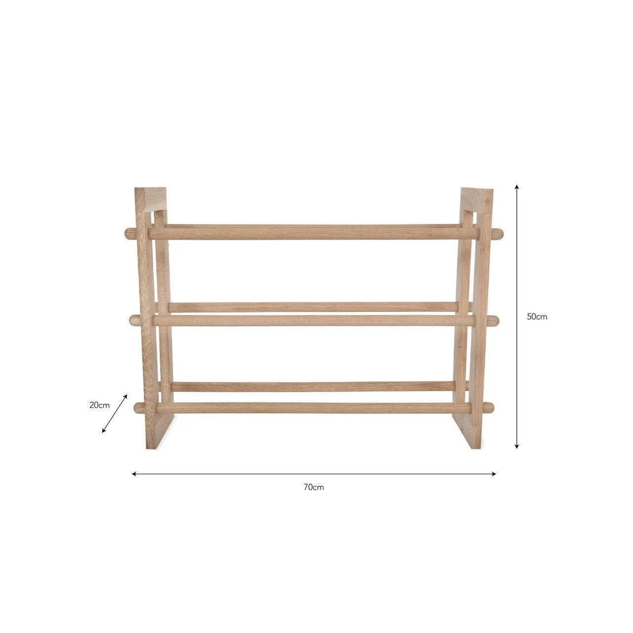 Hambledon Shoe Rack - Oak